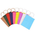 Mini Tinted Kraft Shopping Bags